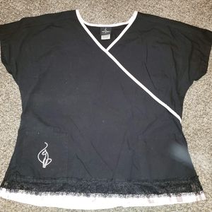 Baby phat scrub shirt